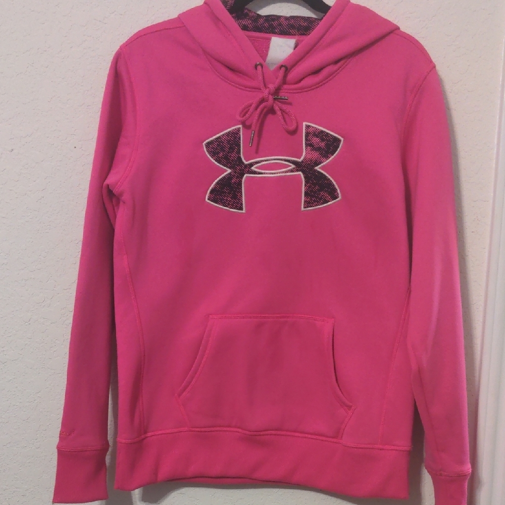 Under Armour Storm Women's Pink Fleece Pullover Hoodie. Size M/L